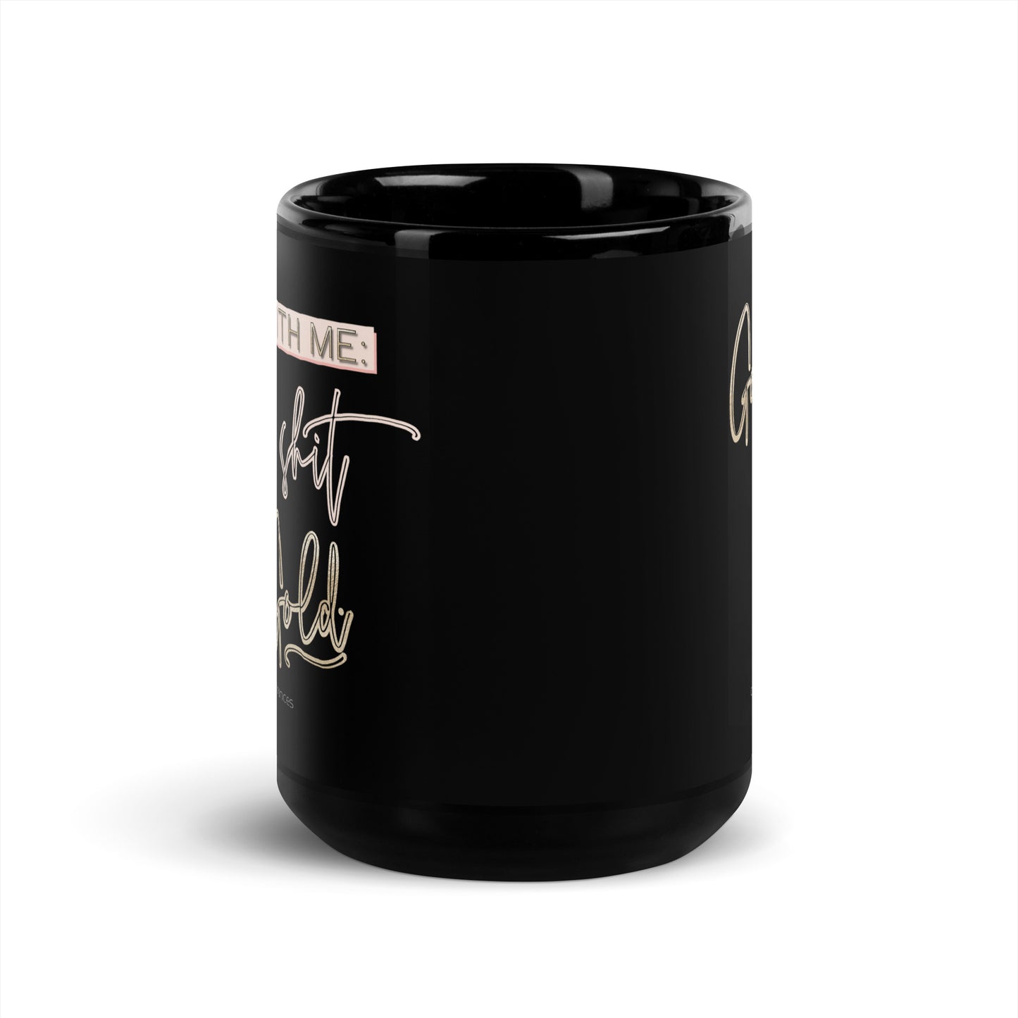 Gold, baby, gold! Mug - Black