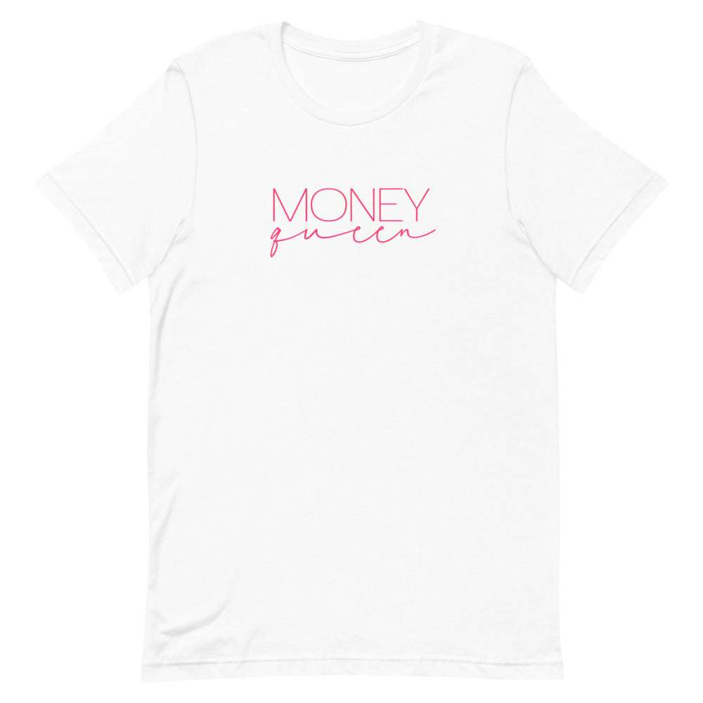 Money Queen Tee- Pink Text