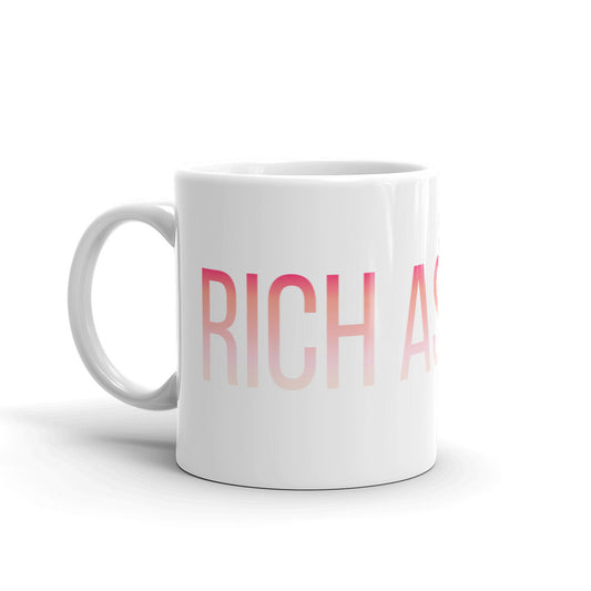 Rich as F*ck Mug- Pink
