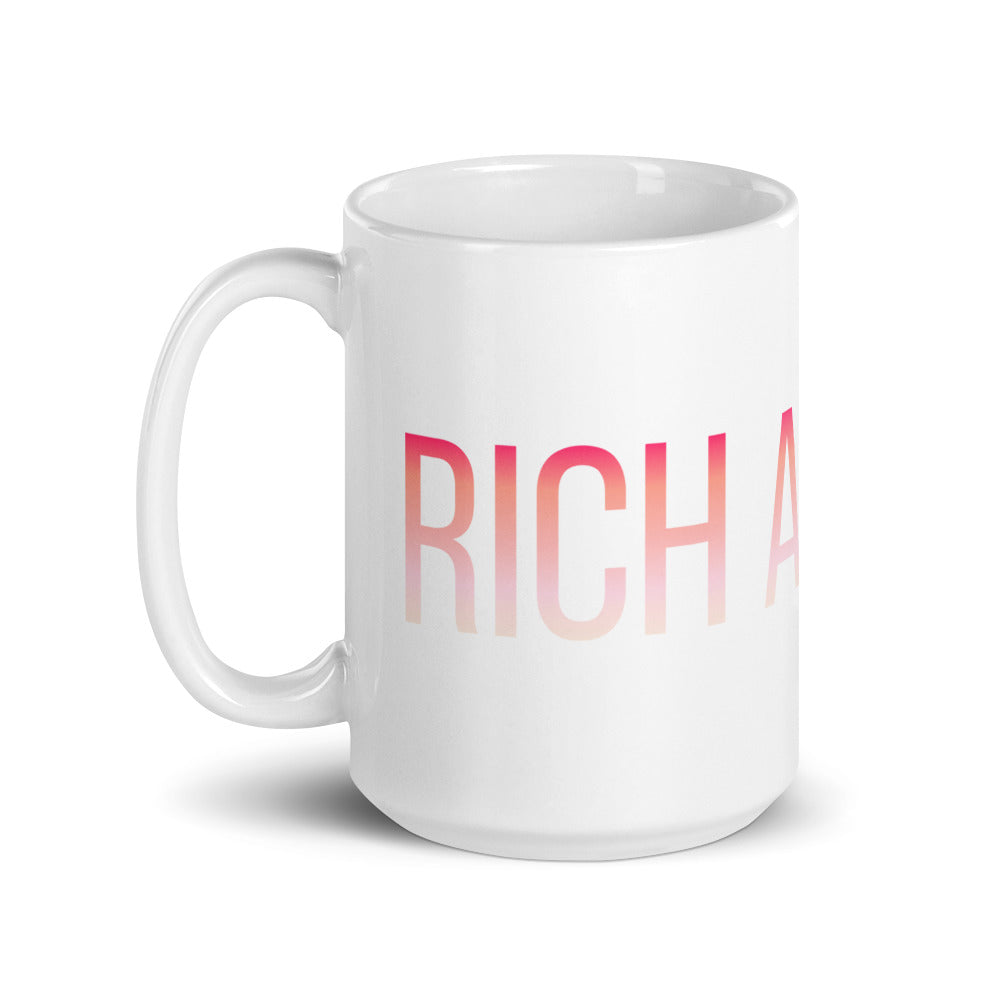 Rich as F*ck Mug- Pink